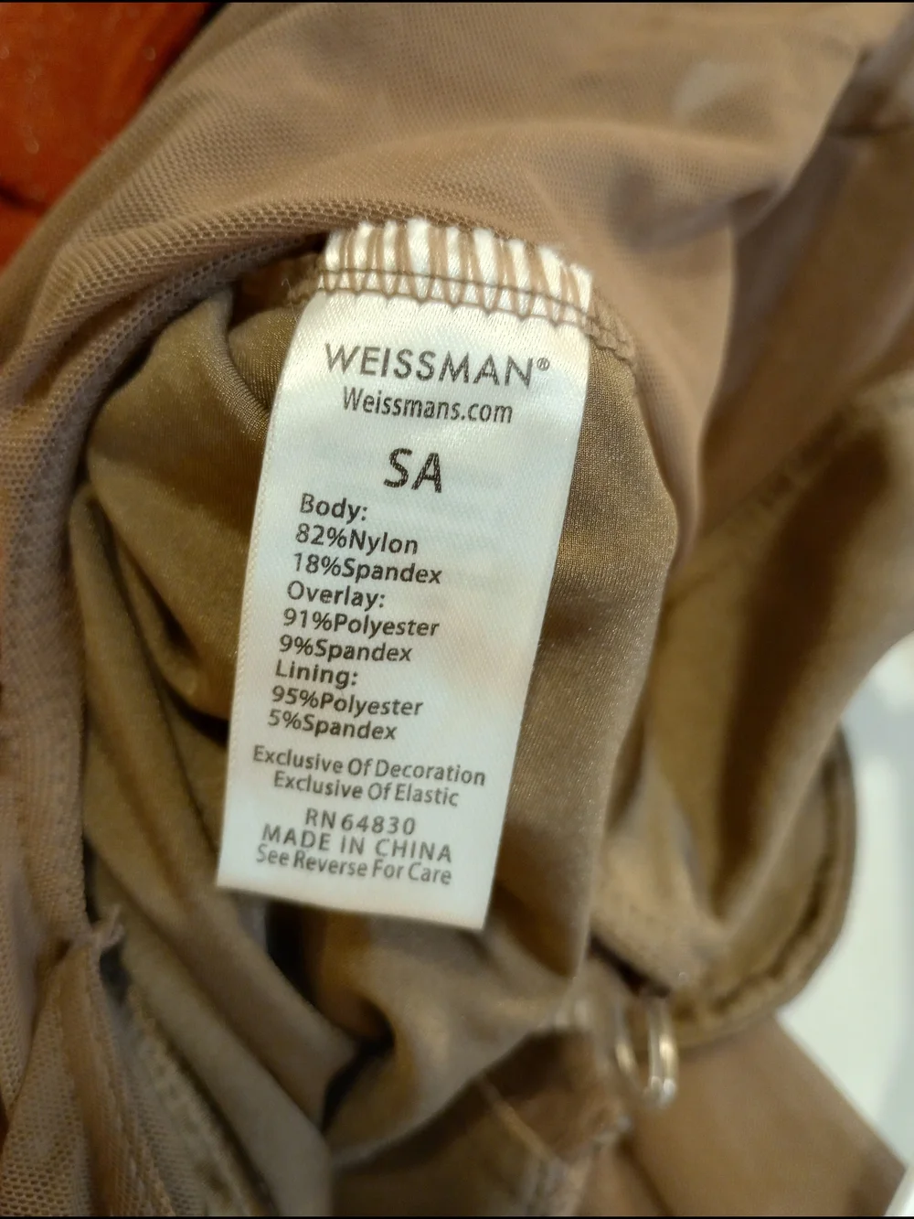 Weissman Brown Ruffled Mesh Dress for Girls